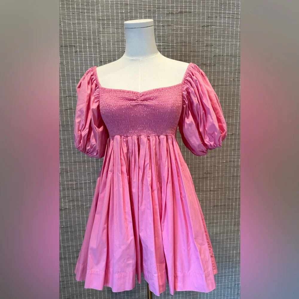💙 S/W/F Puff Sleeve Babydoll Dress 💙 - Picture 2 of 4